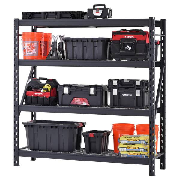 4 x Z-Rax stahlregeal Workshop Shelving Storage Garage Rack Shelf Heavy Duty 