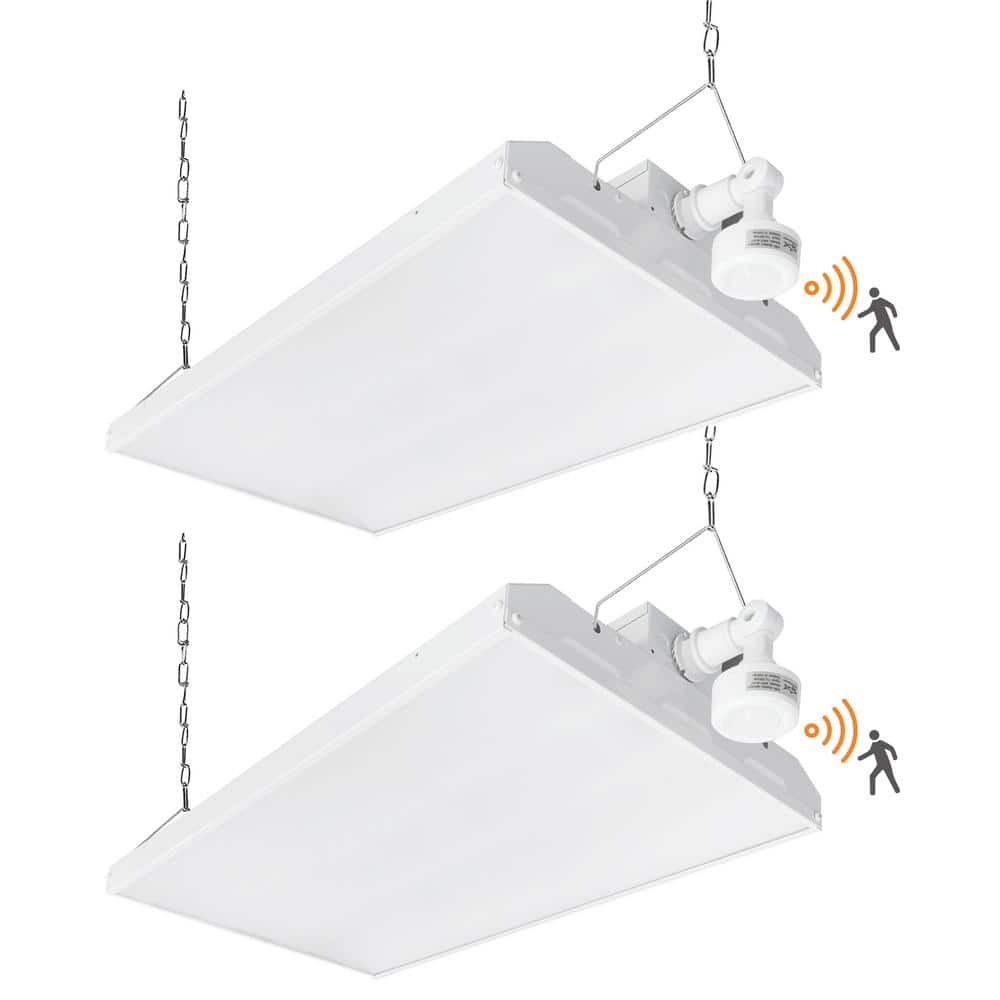2 ft. 600-Watt Equivalent Integrated LED High Bay Light with Motion Sensor120-Volt-277-Volt 20,925 Lumens 5000K(2-Pack) price history on PriceWatchPro