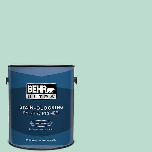 BEHR ULTRA 1 gal. #M420-3 Mirador Extra Durable Satin Enamel Interior Paint & Primer