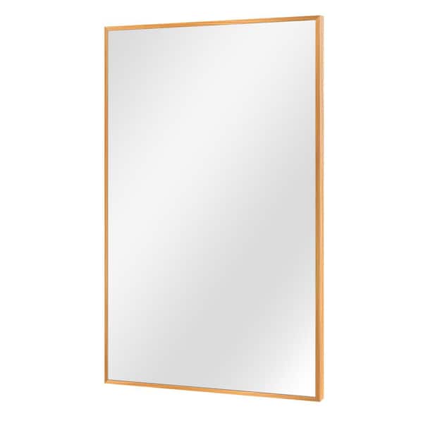 Dovelina 38 in. x 26 in. Modern Rectangle Metal Framed Wall Mirror Bathroom Vanity Mirror