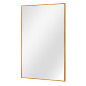 38 in. x 26 in. Modern Rectangle Metal Framed Wall Mirror Bathroom Vanity Mirror