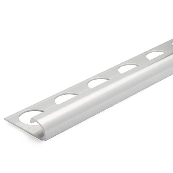 TrimMaster Chrome 3/8 in. x 120 in. Aluminum Bullnose Tile Edging Trim