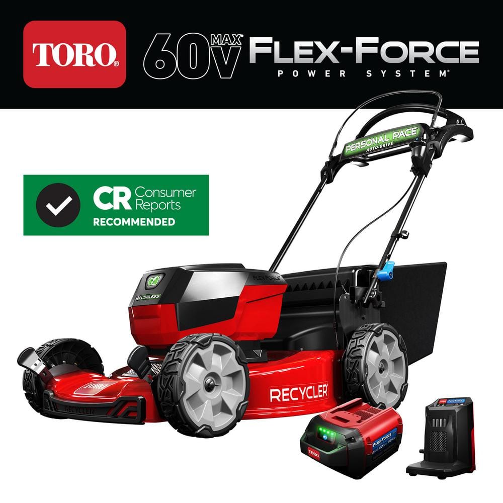 Toro Recycler 22-Inch SmartStow Electric Lawn Mower