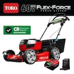 Recycler 22 in. SmartStow 60-Volt Max Lithium-Ion Cordless Battery Walk Behind Mower, 6.0 Ah Battery/Charger Included