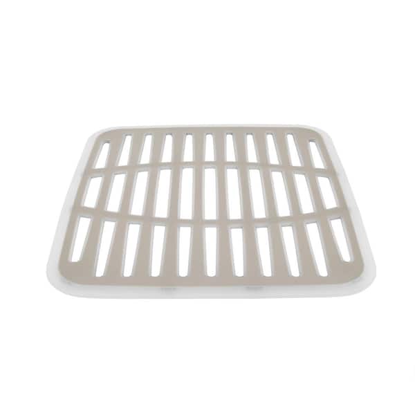 Spectrum Cora Small Frost/Warm Gray Taupe Kitchen Sink Mat