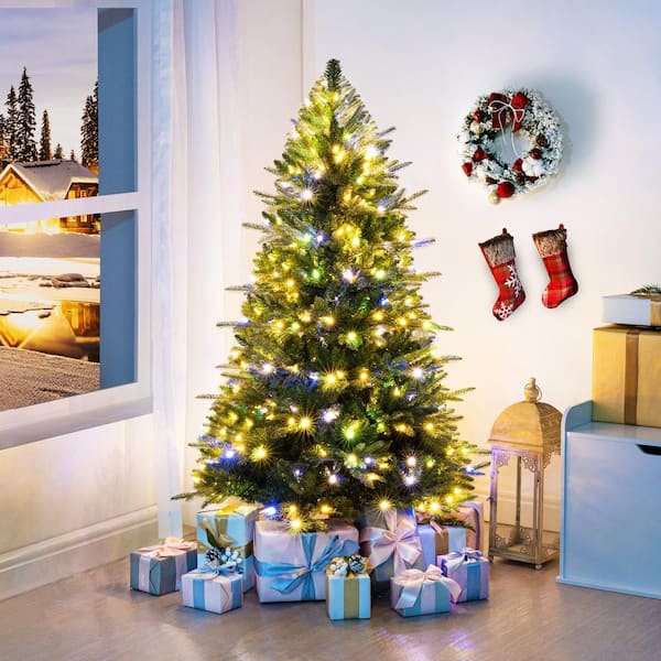 Costco 9ft Christmas Tree - 900 Dual Led Lights. No Remote, Few