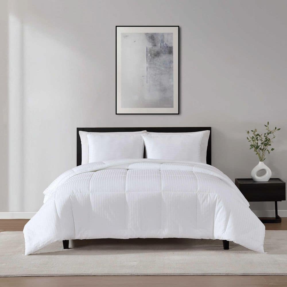VW Signature 1-Piece White 100% Cotton King Down Alternative Utility Comforter price history on PriceWatchPro