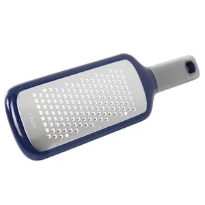Bluemarine Stainless Steel Short Grater with Plastic Handle