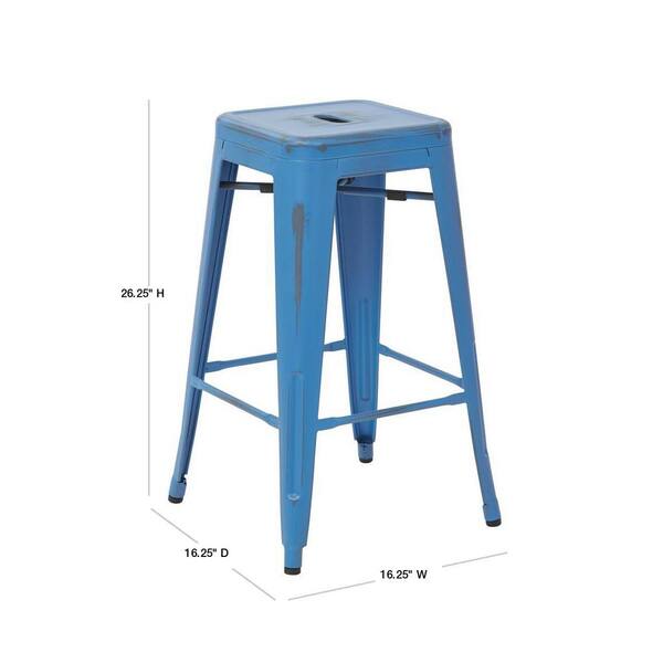 Antique metal best sale bar stools