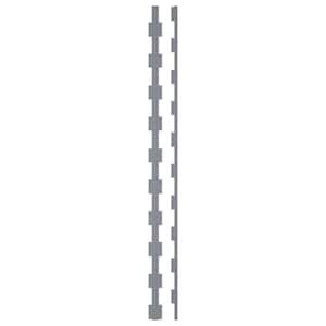 Midland 0.125 in. T x 0.17 ft. W x 4 ft. L Silver Mirror Acrylic Decorative Wall Paneling 30-Pack