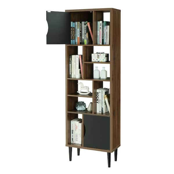 Mid Century Open Shelving Unit - Oak Finish - MDS10