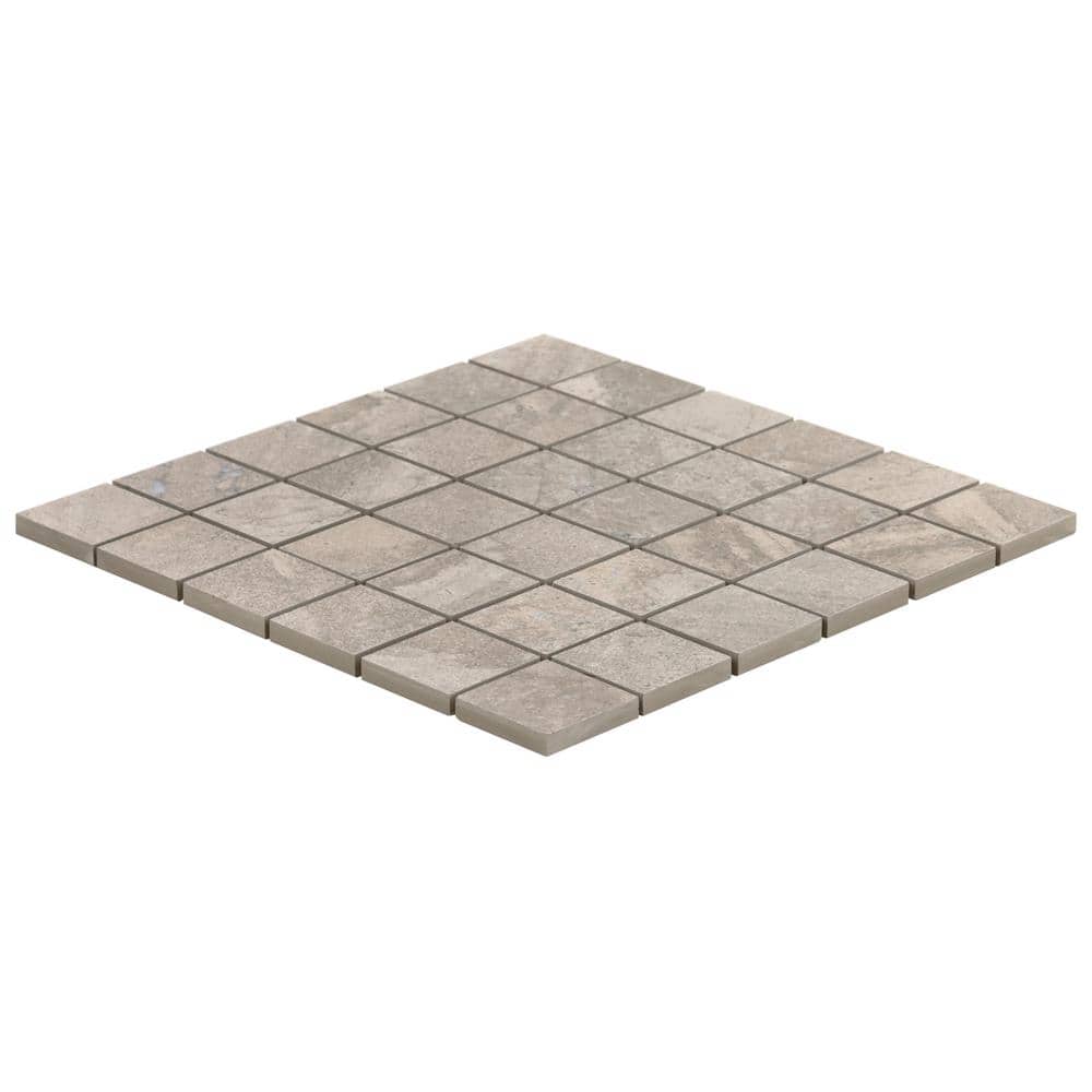 Mountain Beige Matte Porcelain Mosaic Tile for Indoor/Outdoor Use