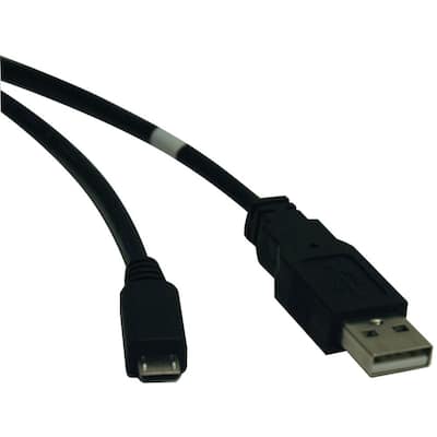 CNE462665 Black C&E 10 Pack 10 Feet Micro USB 2.0 Cable Type A Male/Micro-B Male 