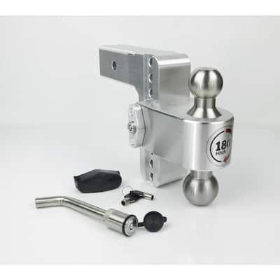180 HITCH LTB6-2.5-KA 6 in. Drop Hitch, 2.5 in. Receiver 18,500 LBS GTW - Keyed Alike Key Lock and Hitch Pin