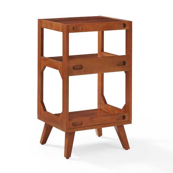 CROSLEY FURNITURE Asheville Walnut Record Player Stand CF1150-WA