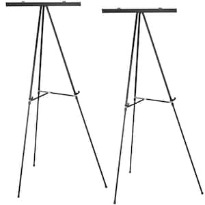 Metallic Tripod Flipchart Easel Stand - Whiteboard, Flip Chart