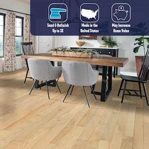 Plano Light Warmth Red Oak 3/4 in. T x 5 in. W Solid Hardwood Flooring (23.5 sq. ft./carton)