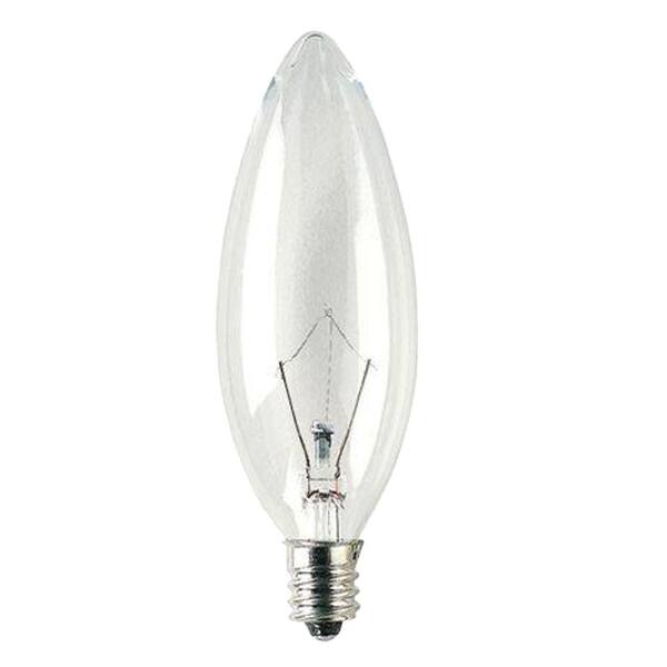 Bulbrite 25-Watt Krypton Incandescent B8 Light Bulb (15-Pack)