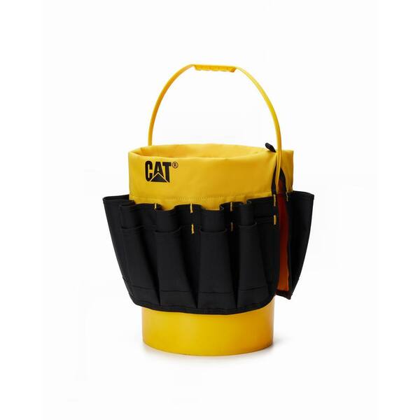 CAT Tool storage, 18 in., 26 pockets , Black and yellow, 600-D