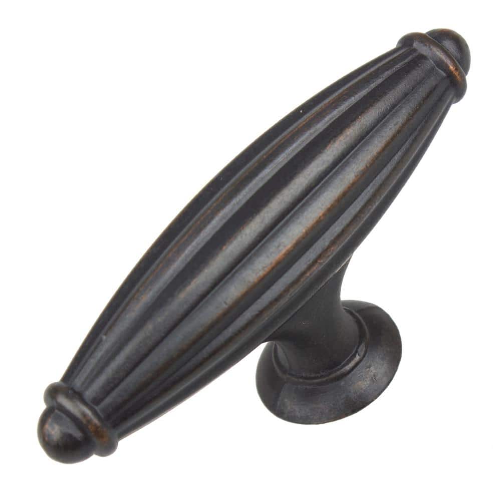2-1/2 in. Oil Rubbed Bronze Fluted Cabinet Drawer Knobs (10-Pack) price history on PriceWatchPro