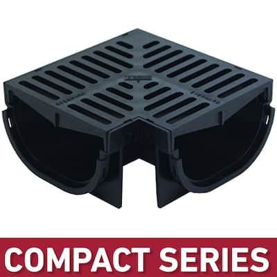 1.500 kg | Black Plastic Class A15 All-in-one kit Drainage Channel 6 m Drainage Channels | Type 90 