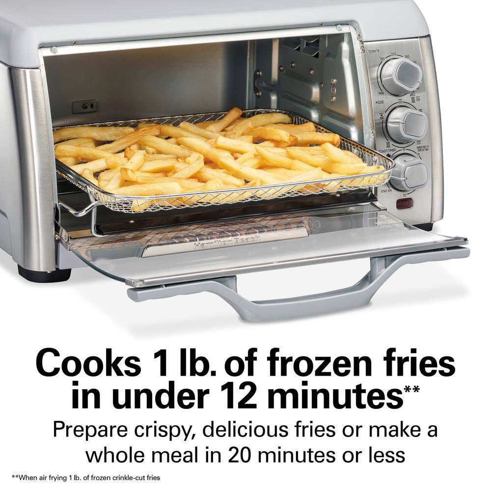 6-Slice Stainless Steel Air Fryer Toaster Oven