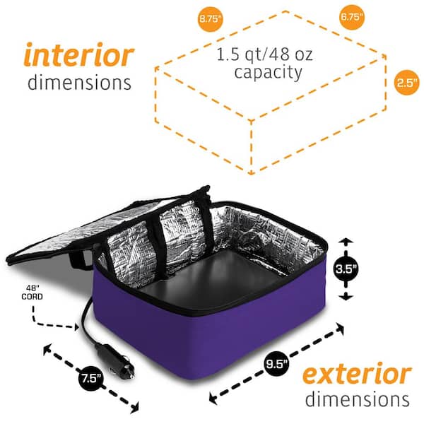 HotLogic Mini Portable Oven (Purple)