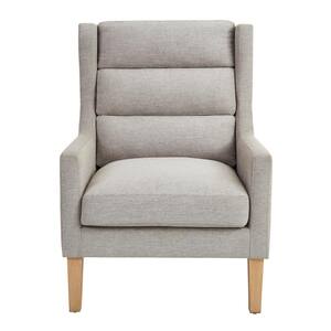 Latham Stone Gray Upholstered Accent Chair