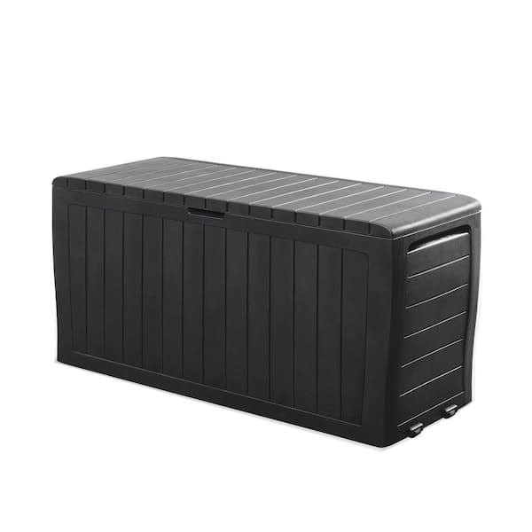 71 Gal. Dark Grey Resin Deck Box