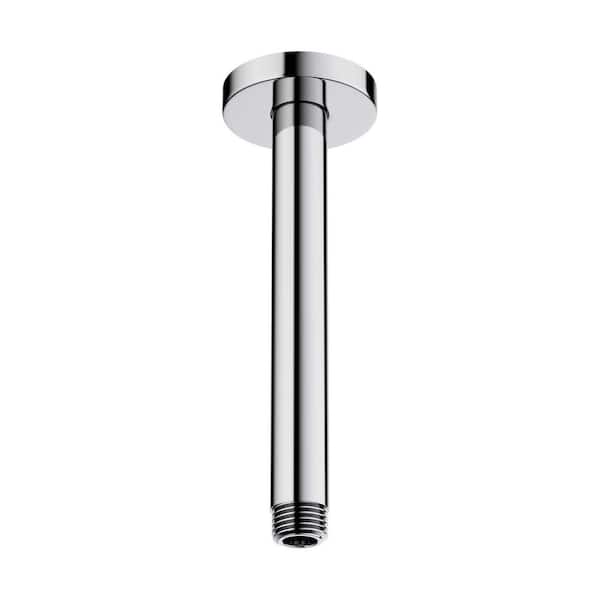 8 in. Ceiling Mounted Stainless Steel Shower Arm in Chrome (1-Pack)