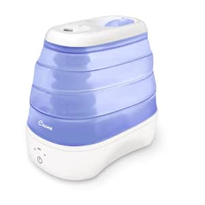 1 Gal. Cool Mist Collapsible Humidifier, Blue/White, Top Fill, for Medium Rooms Up to 500 sq. ft.