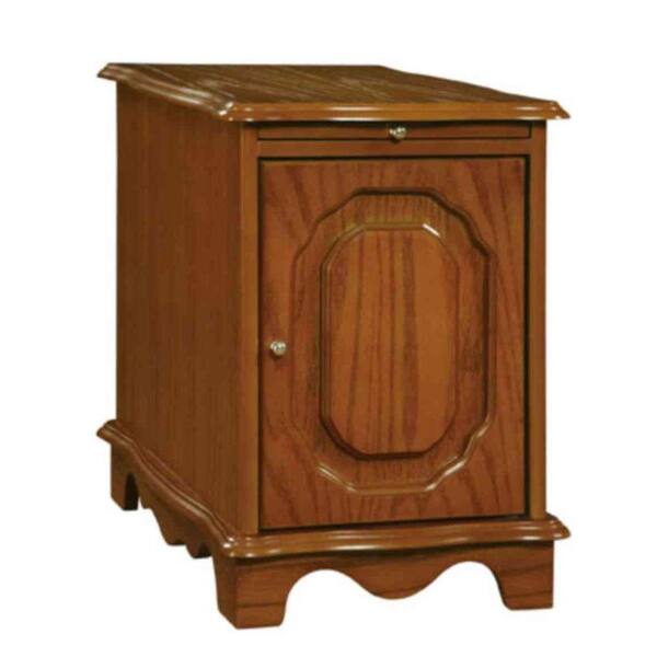 Powell Company Nostalgic Oak Storage Cabinet Table