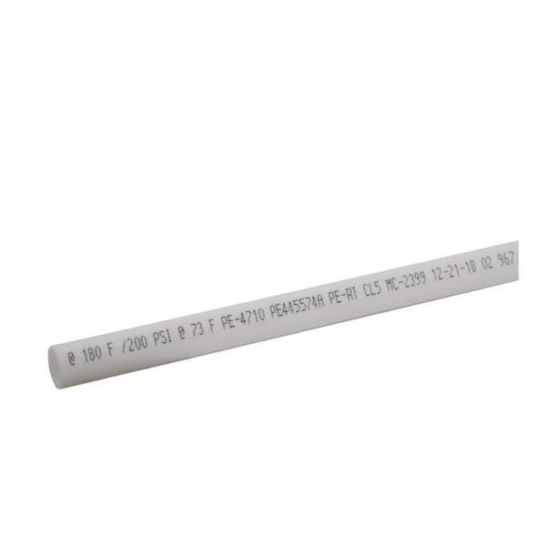 SharkBite 1/2 in. x 10 ft. Straight White PERT Pipe