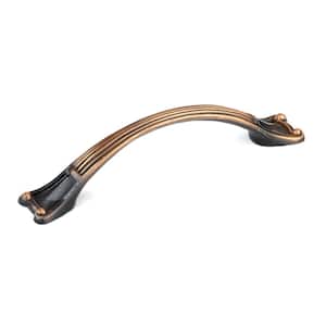 Provence Collection 3 3/4 in. (96 mm) Antique Copper Traditional Cabinet Arch Pull