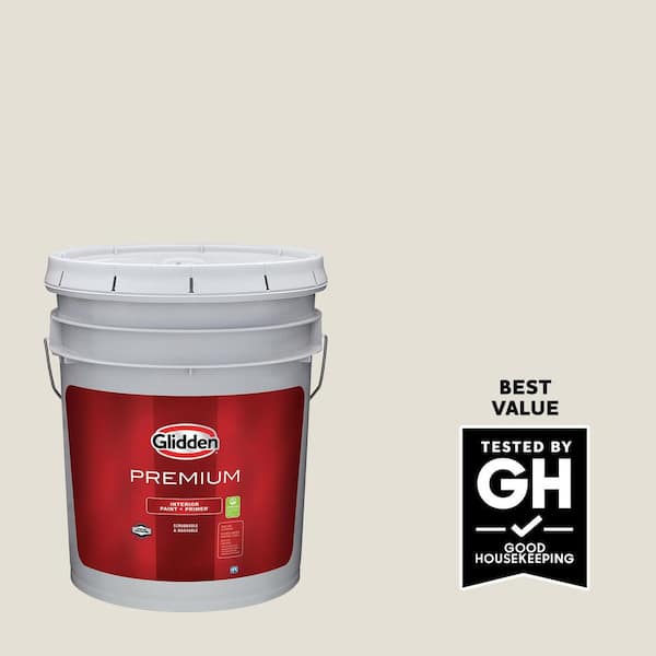 Glidden Premium 5 gal. PPG1022-1 Hourglass Eggshell Interior Latex Paint