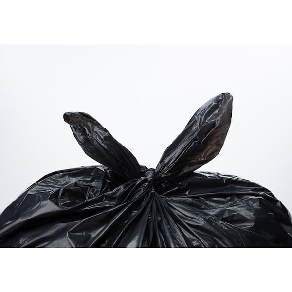10pcs [new Material Thick Drawstring Garbage Bag] Color Black