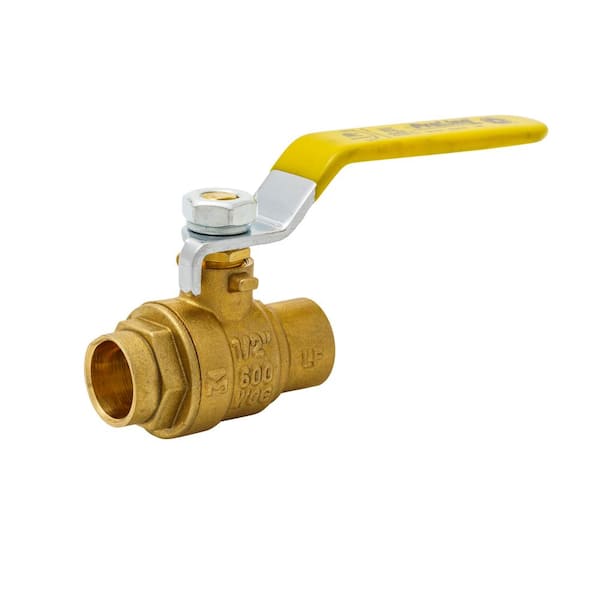 ProLine Series 1/2-in. Brass Sweat x Sweat Full Port Ball Valve