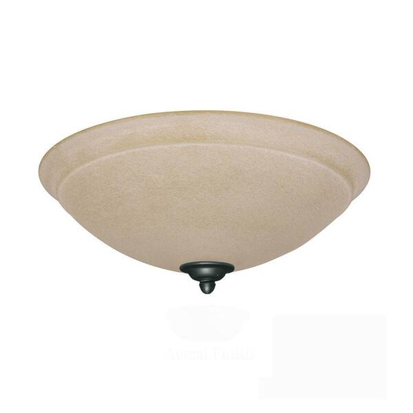 Illumine Zephyr 3-Light Barbeque Black Ceiling Fan Light Kit