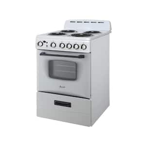 24 in. 2.6 cu. ft. Single Oven Electric Range in White