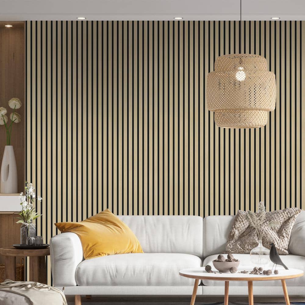Natural Oak 3D Acoustic Wood Slat Wall Paneling
