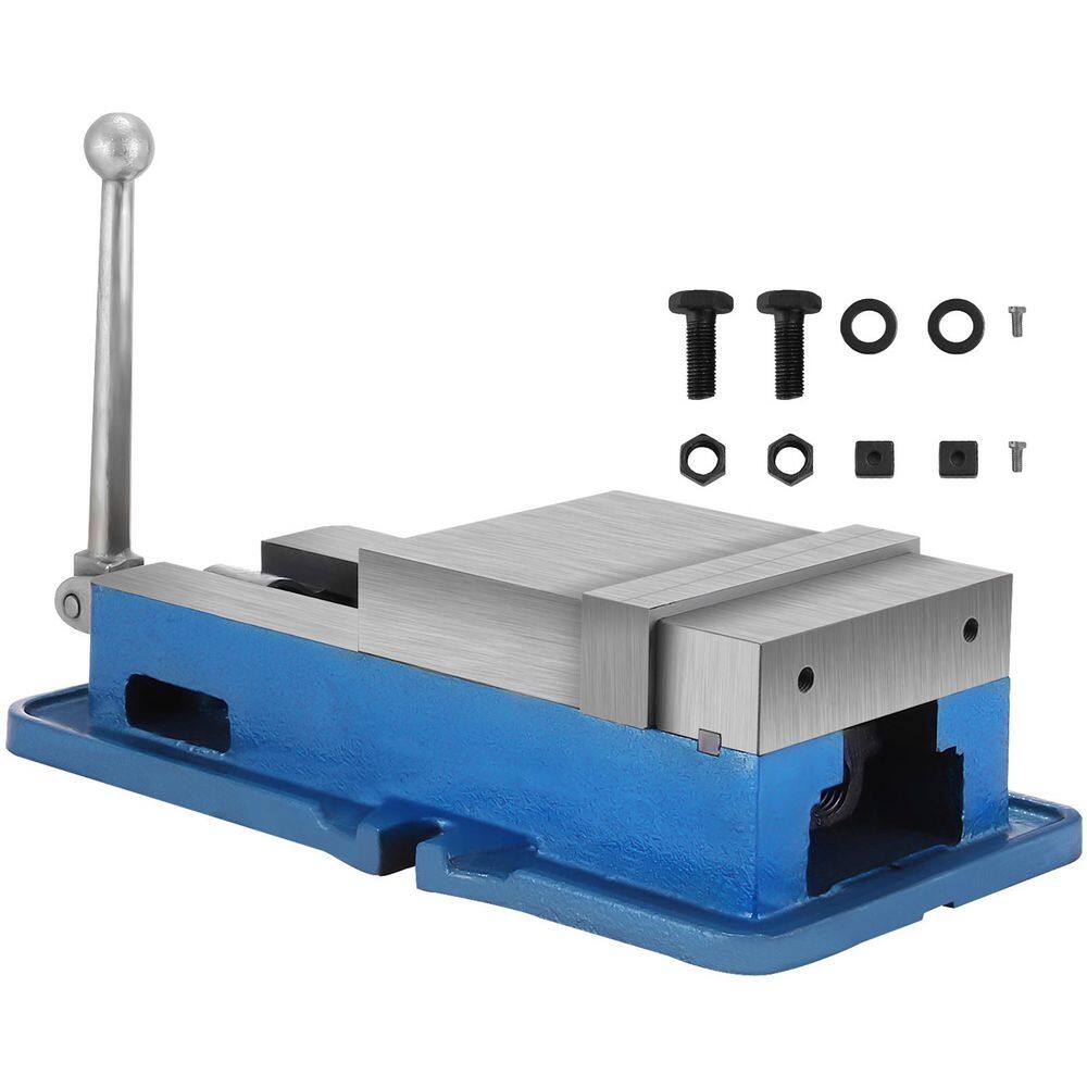 SKYSHALO 6 in. ACCU Lock Vise for Precision, Milling Vice with 6 in. Jaw for Drill Press, Milling & Drilling Bench Clamp Vice
