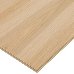 3/4 in. x 2 ft. x 4 ft. PureBond White Oak Plywood Project Panel (Free Custom Cut Available)