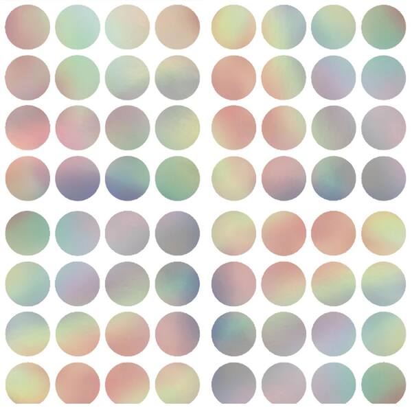 WallPops 26.25-in by 47-in Prism Confetti Dots Set of 2