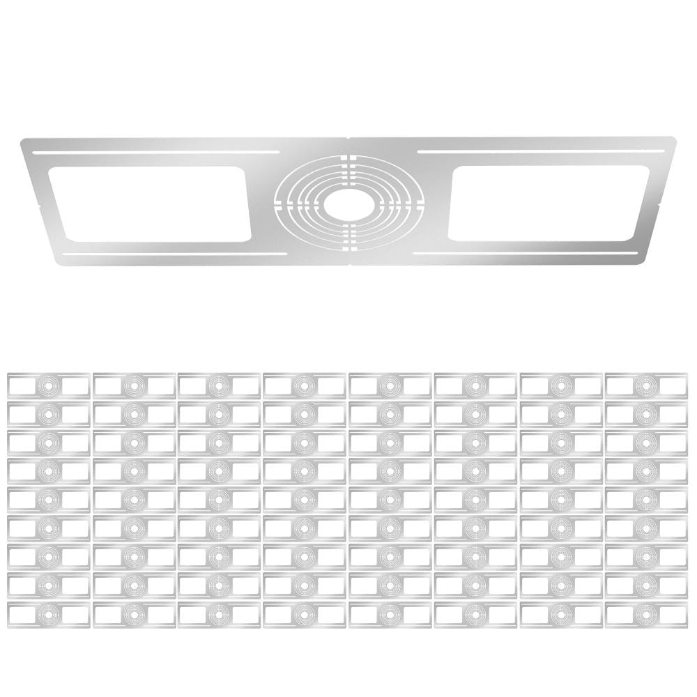 "72-Pack New Construction Mounting Plates for 2"" 3"" 3.75"" 4"" 5"" 6"" LED Recessed Lights, Mounting Frame for Downlights" price history on PriceWatchPro