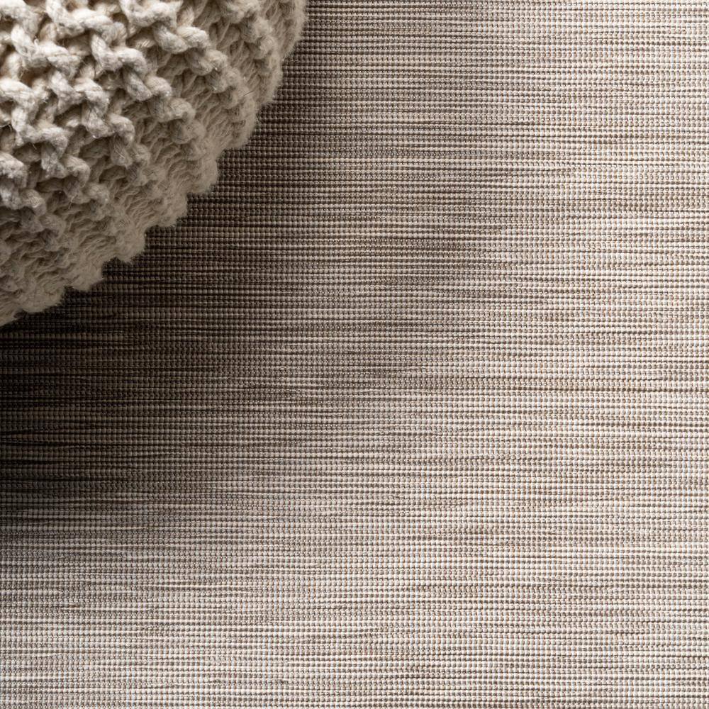 Ethan Modern Flatweave Light Gray 9' x 12' Easy-Care Area Rug