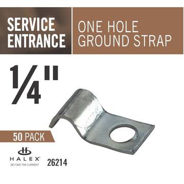 1/4 in. Service Entrance (SE) 1-Hole Ground Cable Straps (50-Pack)