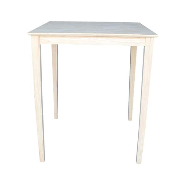 International Concepts Unfinished Pub/Bar Table