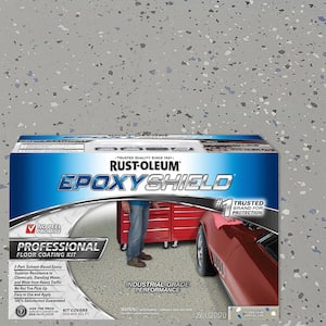 2 Gal. Silver Gray Semi-Gloss Professional Floor Coating Kit (2-Pack)