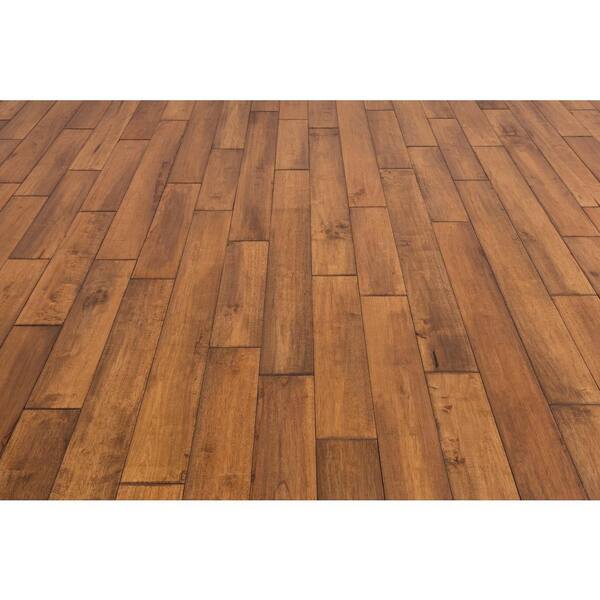 ASPEN FLOORING Take Home Sample Caucho Wood Woodside 4.5 in. Width x