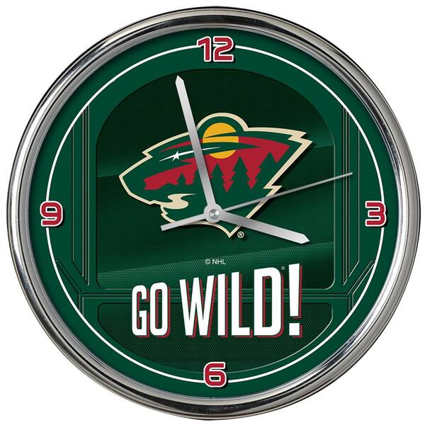 The Memory Company NHL -Go Team Chrome Wild Clock